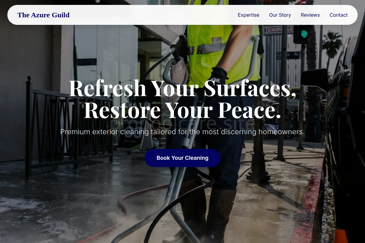 Maintenance Pressure Washing