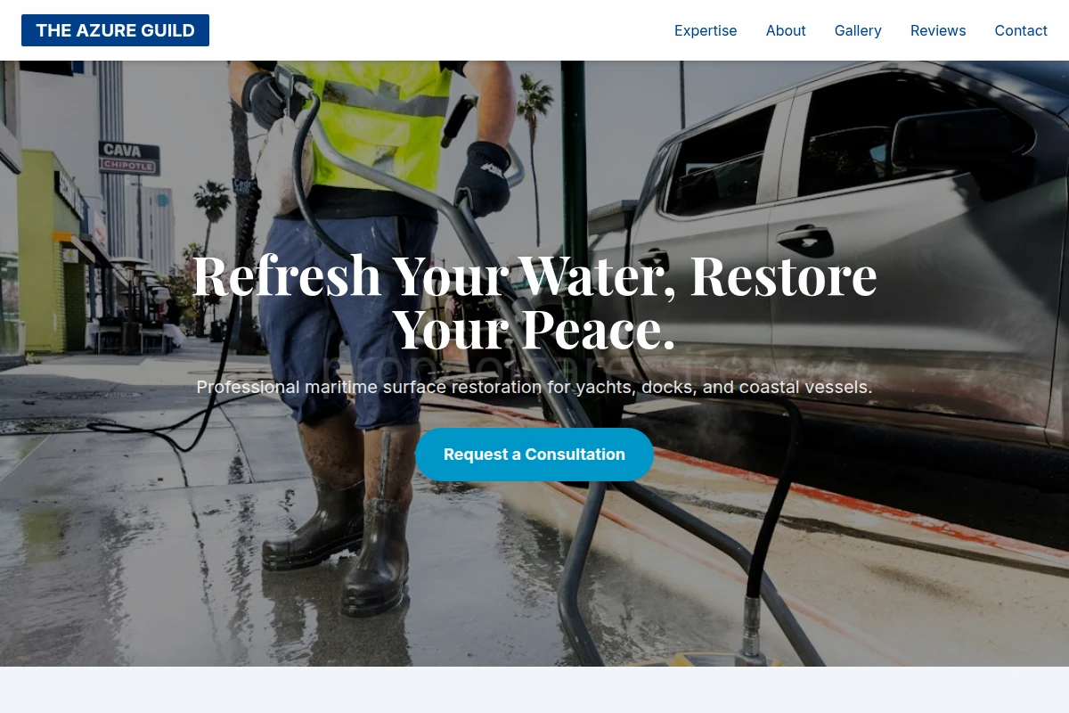 Marine Pressure Washing