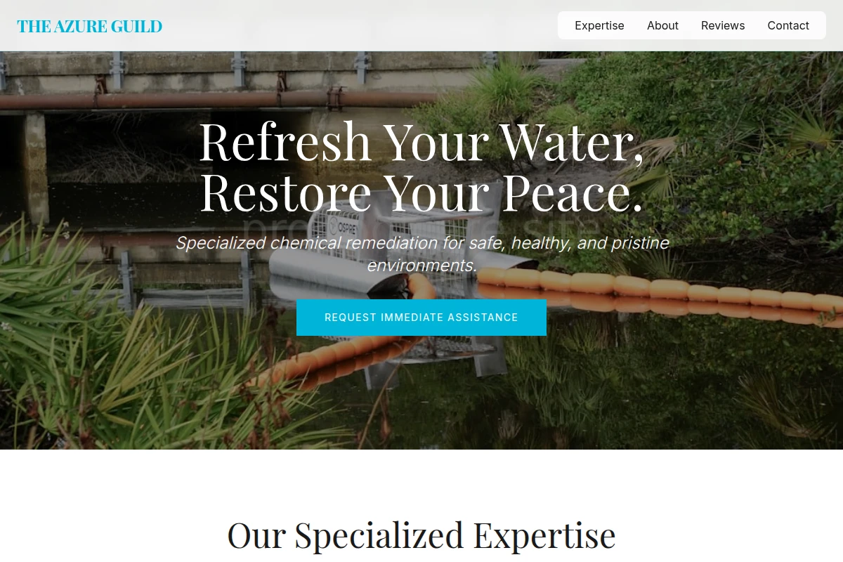 Chemical Water Restoration